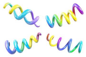 3Dトルネード　カラフル
