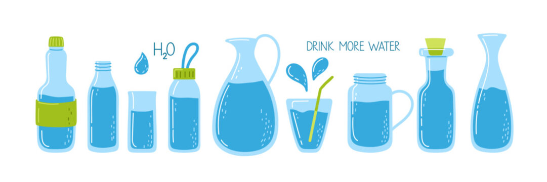 Stay hydrated with a variety of water containers and tips for drinking more water daily
