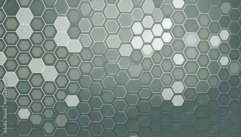 Poster hexagons pattern. geometric abstract background with simple hexagonal elements