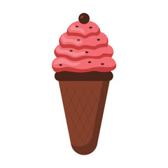Ice Cream cone Vector Illustration