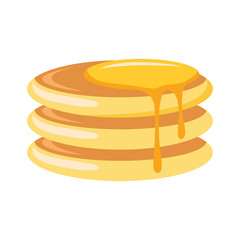 Pancakes Vector Illustration