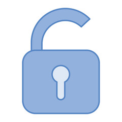 unlock security padlock