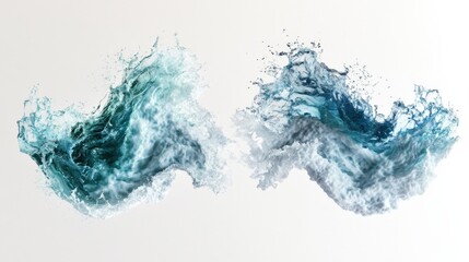abstract water splash design for creative backgrounds and visuals
