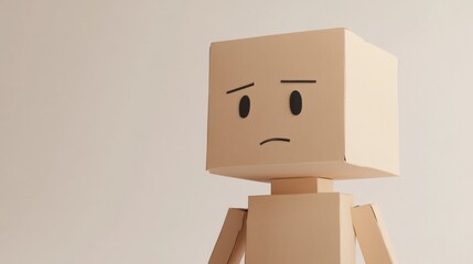 Obraz premium 悲しそうな顔