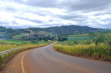 road in the mountains