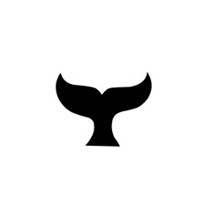 whale tail silhouette