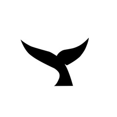 whale tail silhouette