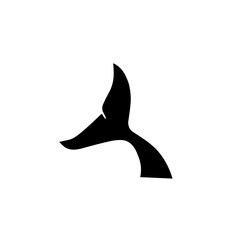 whale tail silhouette