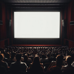 Obraz premium people in cinema