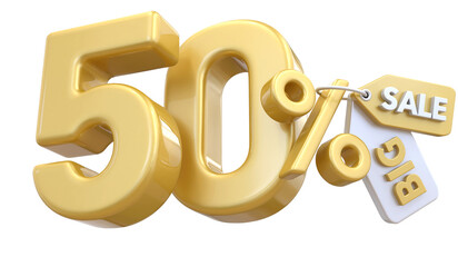 50 percent gold offer tag big sale