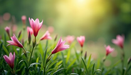 Fototapeta premium Blooming beauty in natures palette