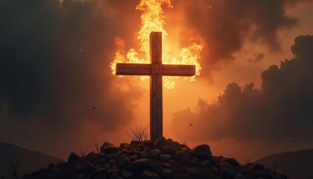  Eternal Flame  A Symbol of Resilience - Powered by Adobe