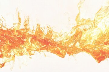 abstract fiery background with swirling orange and yellow flames