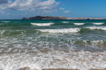 Storm, Milos Island, Cyclades. Greece.