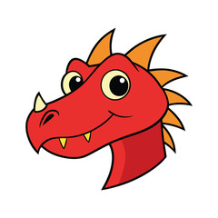 Dragon head vector illustration