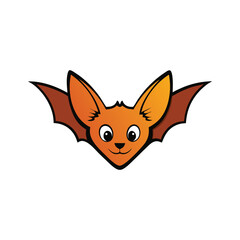 Flying Fox head vector illustration