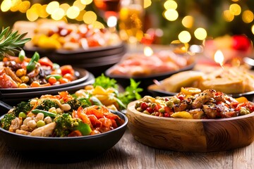 Fototapeta premium Lunar New Year Feast