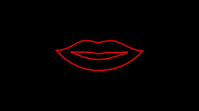 illustration of a lips