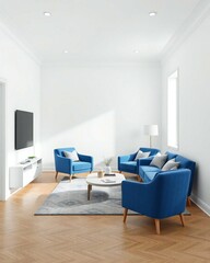 Fototapeta premium modern office interior with chairs