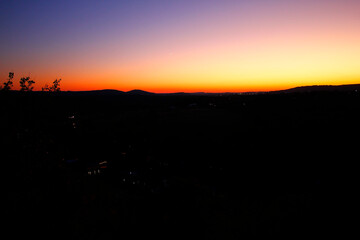 Sunset at Point Lookout, Missouri