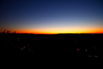 Sunset at Point Lookout, Missouri