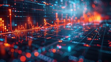 Obraz premium Risk assessment and mitigation strategies for financial institutions Explore potential threats and solutions.