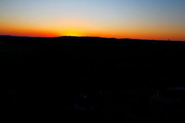 Sunset at Point Lookout, Missouri