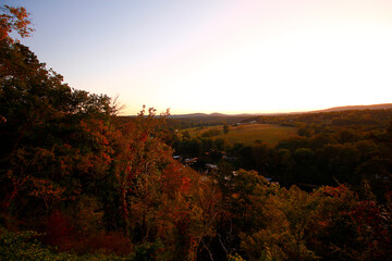 Sunset at Point Lookout, Missouri