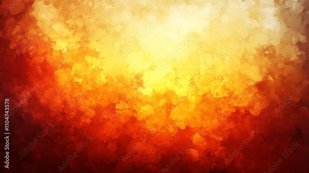 Aufkleber Abstract Warm Color Gradient Background with Soft Textures and Hues