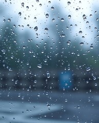 rain drops on window