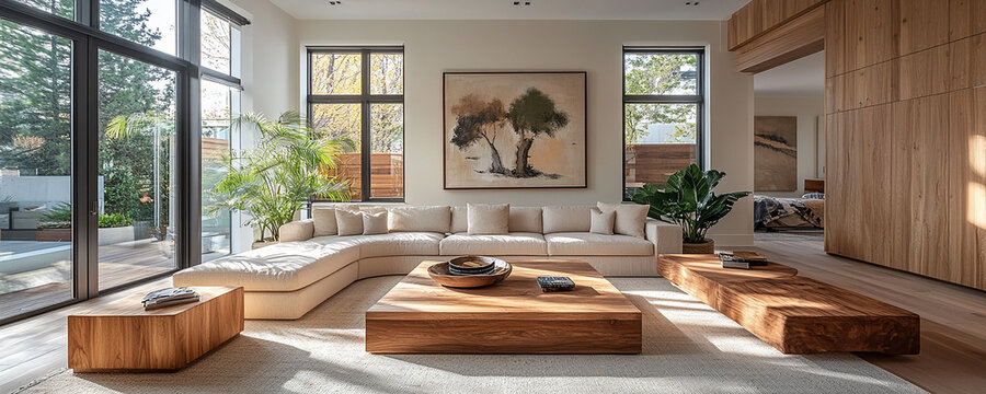 Luxury and beautiful interior style design living room.