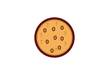 Fototapeta premium Biscuit, cracker, food logo design, Vector design Concept