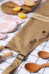 Cooking food, accessories for kitchen and cook