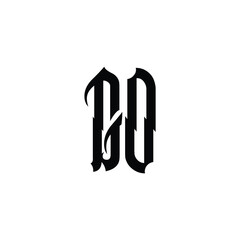 GO monogram logo design letter text name symbol monochrome logotype alphabet character simple logo