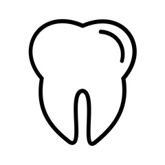tooth icon on white