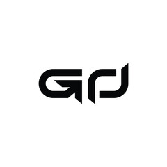 GO monogram logo design letter text name symbol monochrome logotype alphabet character simple logo