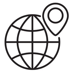 global pin location icon