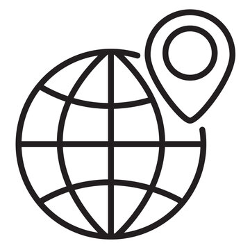 global pin location icon