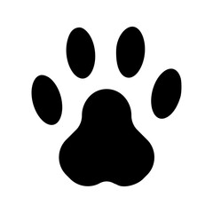 simple paw icon.