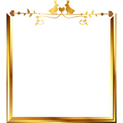 Gold Square Border