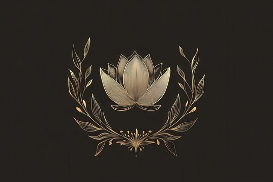 Exquisite floral brand name for wedding announcements: stunning tulip design for a high-end beauty salon and the corporate identity of a cosmetics brand