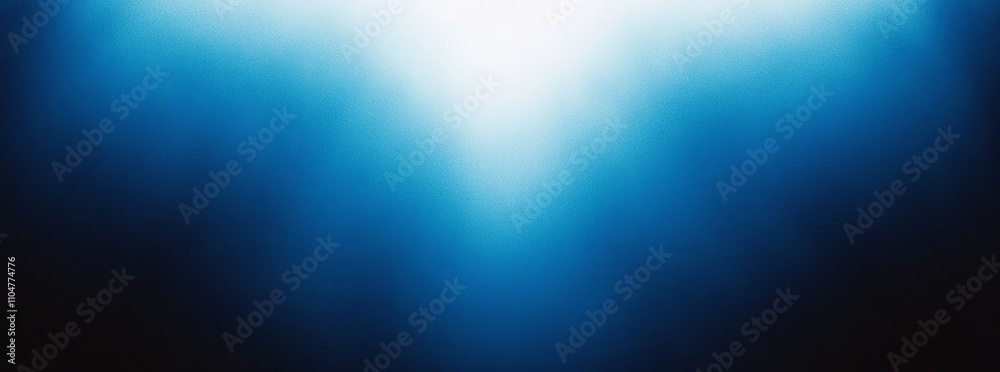Aufkleber Blue Gradient Background with Glowing Light Abstract Design Smooth Transition Dark Texture Effect
