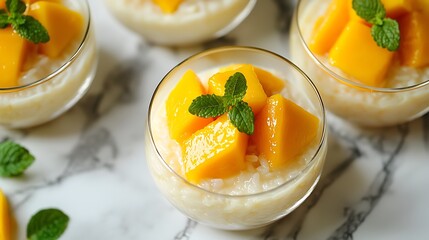 Thai culinary delight mango rice