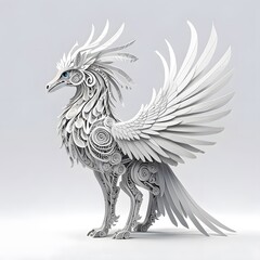 Fototapeta premium Rooster vector illustration, black and white, isolated on white background, perfect for tattoo, design, and symbol