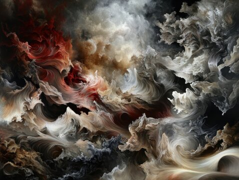 Abstract Art Chaos and Turmoil