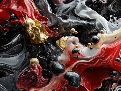 Abstract Art Chaos and Turmoil