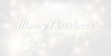 Fantasy Holiday Background with Soft Snowflakes