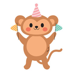 monkey animal birthday party