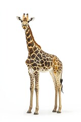 Naklejka premium Cute baby giraffe
