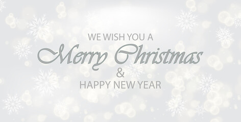 Christmas Celebration with Warm Light Effects and Snowflakes And Bukah